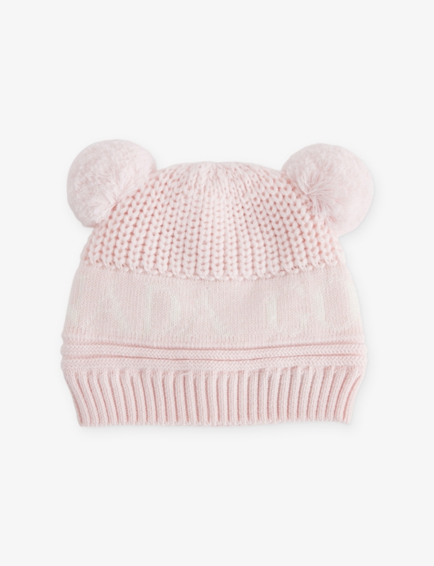 Baby' Double Pom-Pom Wool Beanie