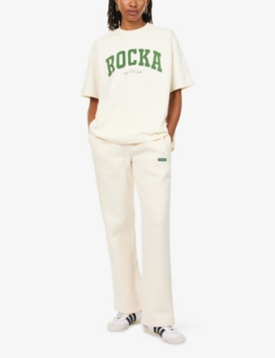 RU & ROCKA: Oversized Varsity Cotton T-shirt