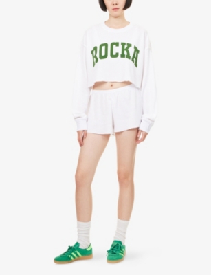 Ru & Rocka Womens White Rr Waffle Set In White