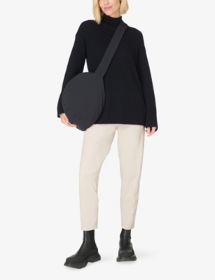 SWEATY BETTY: Alpine Funnel-Neck Knitted Jumper