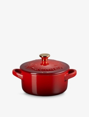 Le Creuset Holly Stoneware Petite Casserole 10cm In Pink