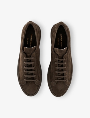 Common Projects Achilles In Nubuck Sneakers In Brown