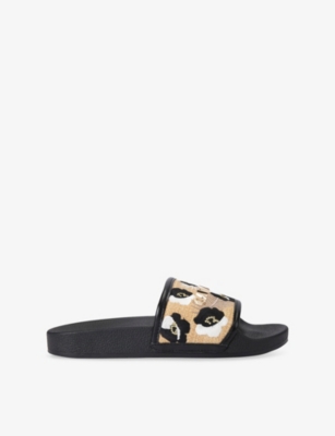 Carvela: Giorgia Flower Raffia Sliders