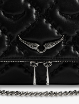 ZADIG&VOLTAIRE: Rocky II XL Leather Shoulder Bag