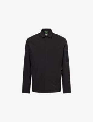 BOSS GREEN: Zip-Up Long-Sleeve Stretch-Woven Jacket