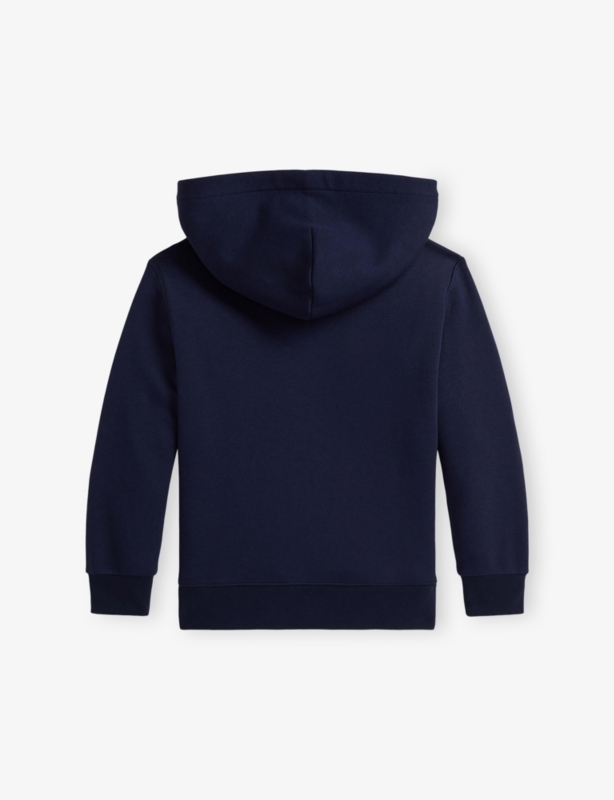 Boys' Bear-Print Cotton Hoody
