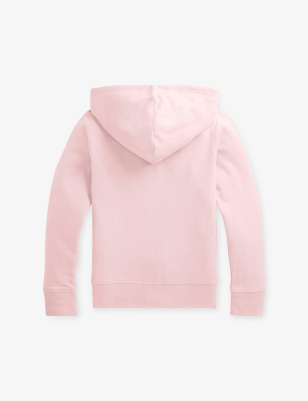 Girls' Logo-Embroidered Relaxed-Fit Cotton-Jersey Hoody