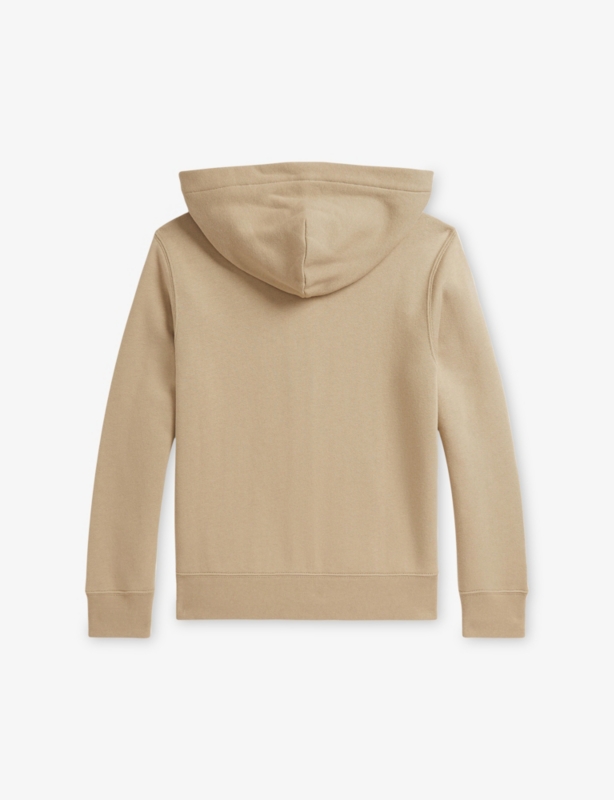 Logo-Embroidered Zip-Up Cotton-Blend Hoody 6-13 Years