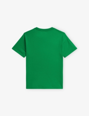 POLO RALPH LAUREN: Logo-Embroidered Short-Sleeved Cotton-Jersey T-Shirt 6-13 Years