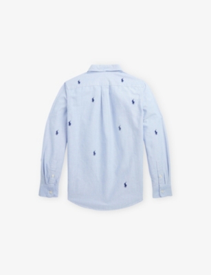 POLO RALPH LAUREN: Polo Pony Cotton Oxford Shirt 7-14 Years