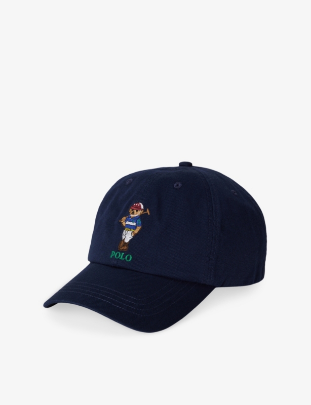 Kids' Polo Bear Cotton-Twill Cap