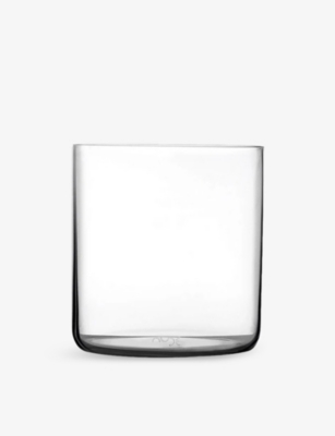 Nude Clear Finesse Whisky Crystal Glasses Set Of Four In Transparent