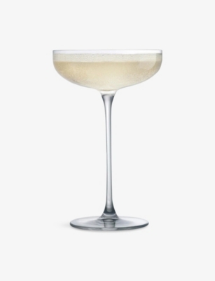 NUDE: Savage Crystal Coupe Glasses Set of Two