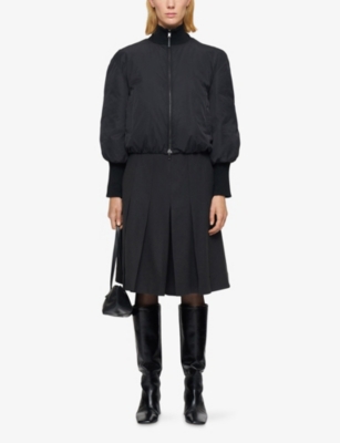 Joseph Womens Bart Padded Shell-down Bomber Jacket Black In Black