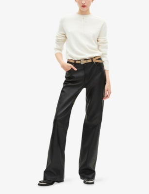 THE KOOPLES: Round-Neck Bow-Embellished Cashmere-Blend Jumper