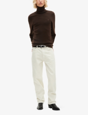 THE KOOPLES: Turtle-Neck Wool Knitted Jumper