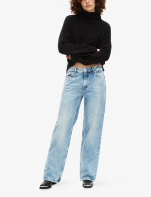 THE KOOPLES: High-Neck Relaxed-Fit Cashmere-Blend Jumper