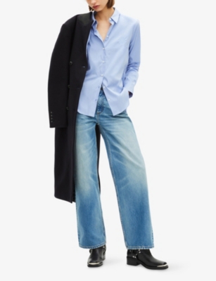 THE KOOPLES: Logo-Embroidered Long-Sleeve Cotton Shirt