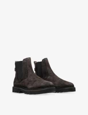 Allsaints Skiff Chelsea Boots In Blue