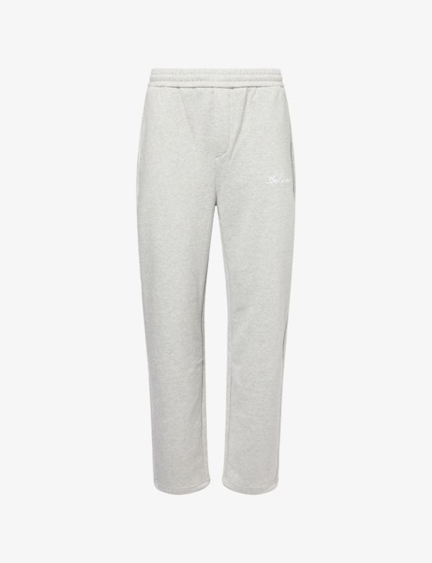 Logo-Embroidered Straight-Leg Cotton-Jersey Jogging Bottoms