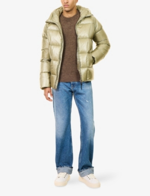 Belier Mens Sage Ripstop Padded Shell-down Puffer Jacket In Green