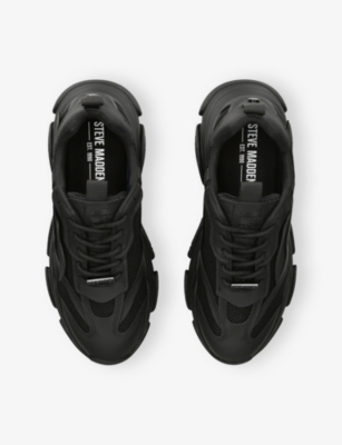 Steve Madden Men's Possess Lace-up Sneakers In Black