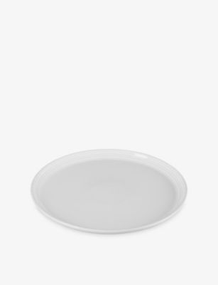 Le Creuset White Coupe Stoneware Side Plate 22cm In White