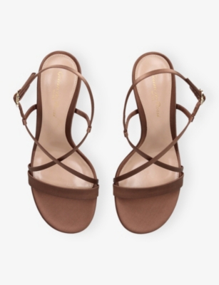 GIANVITO ROSSI: Larisse 70 Satin Heeled Sandals