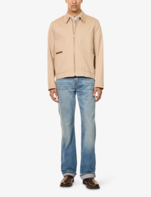 7 For All Mankind Ens West Village The Bootcut Straight-leg Denim Jeans In Blue