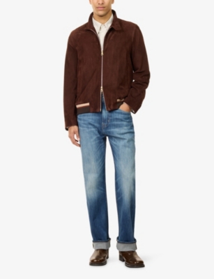 7 For All Mankind Ens Clarks Easy Straight-leg Stretch-denim Jeans In Blue