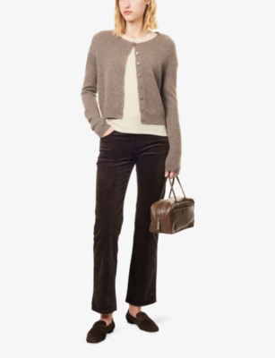 7 FOR ALL MANKIND: Calie Straight Corduroy Jeans