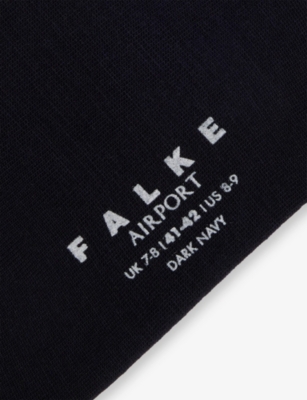 FALKE: Aiport Knee-Length Stretch Wool-Blend Socks