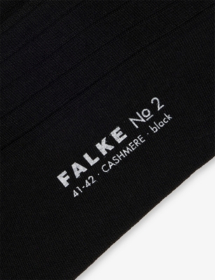 FALKE: No7 Finest Ribbed Wool Socks