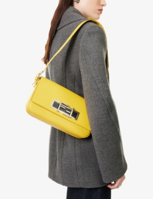 RESELFRIDGES: Pre-Loved Fendi 3Baguette Leather Shoulder Bag