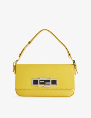 RESELFRIDGES: Pre-Loved Fendi 3Baguette Leather Shoulder Bag