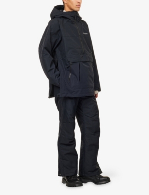 Columbia Sportwear Mens Black Coreshot Hooded Shell Anorak In Black