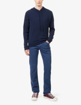 7 FOR ALL MANKIND: The Straight Mid-Rise Denim Jeans