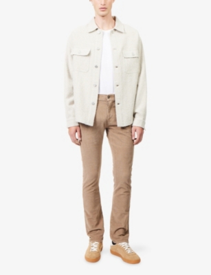 7 FOR ALL MANKIND: The Straight Corduroy Stretch-Cotton Jeans