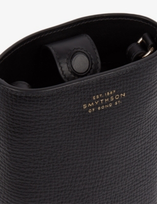 SMYTHSON: Ludlow Branded Leather Cross-Body Pouch