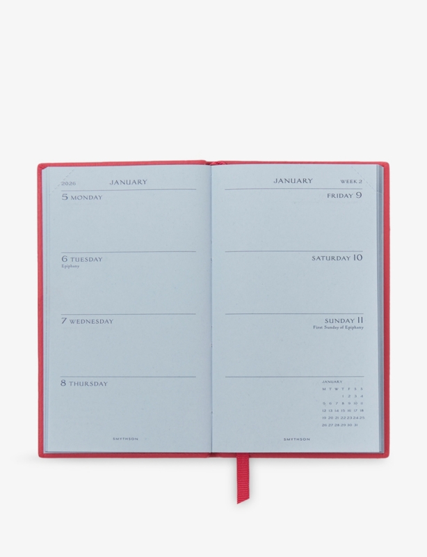 Panama 2026 Weekly Leather Diary