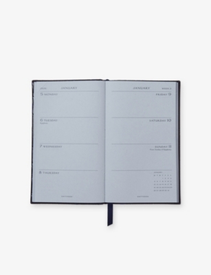SMYTHSON: Mara 2026 Panama Weekly Leather Diary