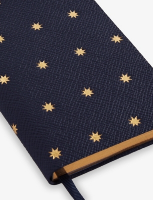 SMYTHSON: Panama Stars Leather Notebook