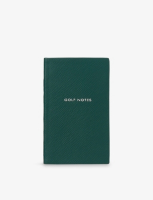 SMYTHSON: Panama Golf Notes Leather Notebook