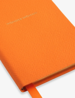 SMYTHSON: Panama Wonder Woman Chelsea Leather Notebook