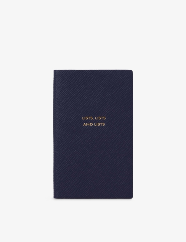 Panama Lists, Lists and Lists Leather Notebook
