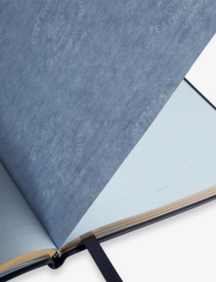 SMYTHSON: Portobello Leather Notebook 26cm x 21cm