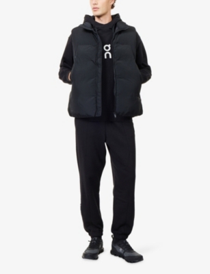 ON: All-Day Logo-Print Padded Puffer Vest