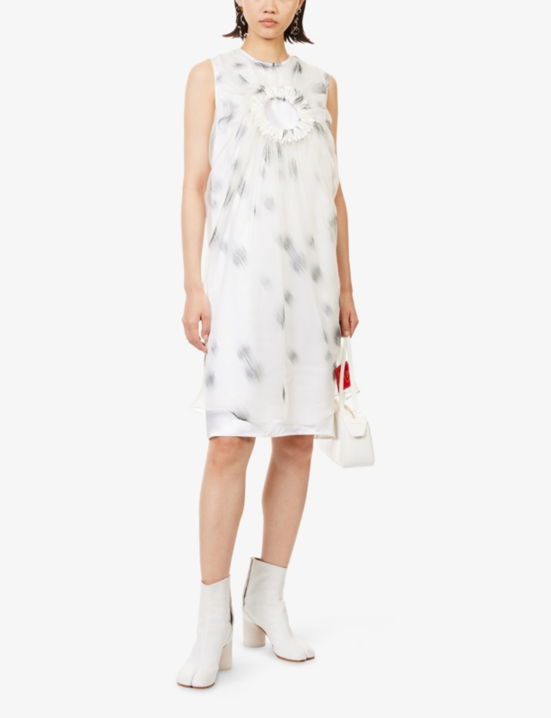 Harry Lambert for Marco Ribeiro x Disney 101 Dalmations Cut-Out Silk-Organza Mini Dress