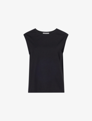 VICTORIA BECKHAM: Sleeveless Relaxed-Fit Cotton T-Shirt