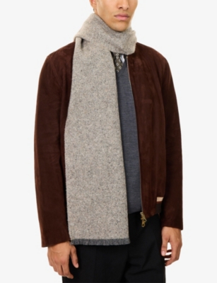 DUNHILL: Donegal Bi-Colour Cashmere Scarf